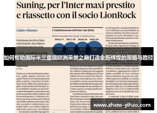 如何帮助国际米兰重返欧洲荣誉之巅打造全新辉煌的策略与路径