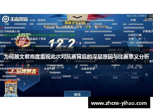 为何居文君高度重视此次对抗赛背后的深层原因与比赛意义分析