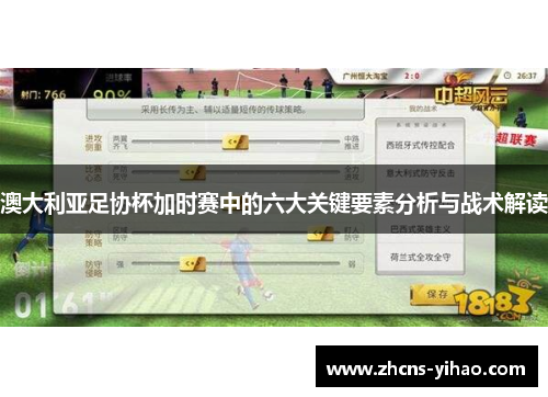 澳大利亚足协杯加时赛中的六大关键要素分析与战术解读